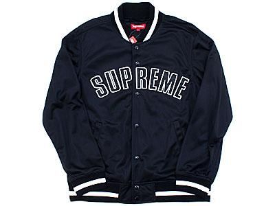 シュプリーム 15SS Mesh Varsity Jacket メッシュバーシティブルゾン ...