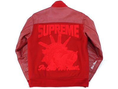 Supreme 'Varsity Jacket'バーシティジャケット 自由の女神 S ...