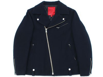 APPLEBUM 'MELTON RIDERS JACKET'ライダースジャケット メルトン L 