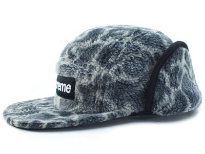 Supreme 'Printed Fleece Earflap Camp Cap'キャンプキャップ