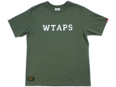 WTAPS 'DESIGN SS 06'Tシャツ カレッジロゴ 15SS M ダブル 