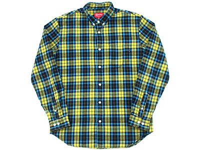 Supreme 'Lightweight Flannel Shirt'タータンチェック フランネル