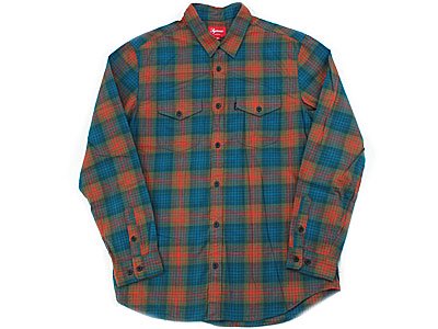 Supreme Ombre Plaid Shirt イエロー 11aw