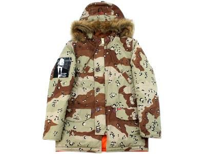 Supreme 'Cotton Ripstop N-3B Parka'ジャケット カモ レーガン S