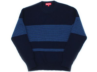 Supreme 'Tonal Stripe Crewneck Sweater'セーター ニット