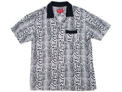 Supreme 'Snakeskin Shirt'レーヨンシャツ スネーク 半袖 S