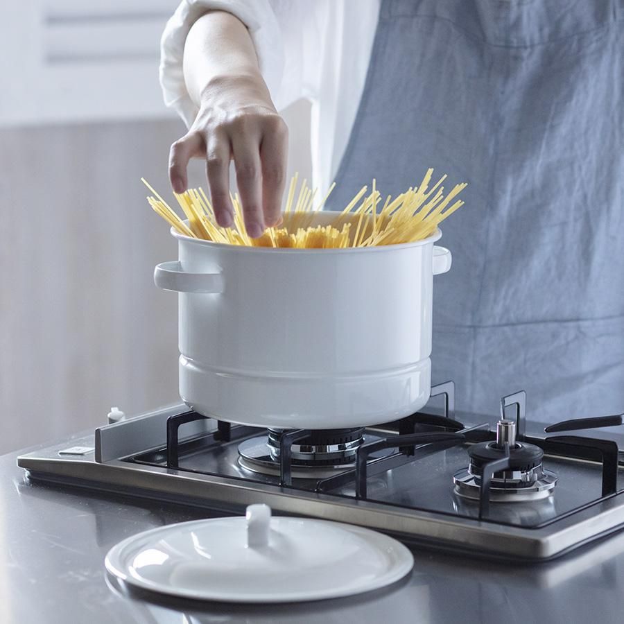 にちにち道具 野田琺瑯 蒸し鍋21cm