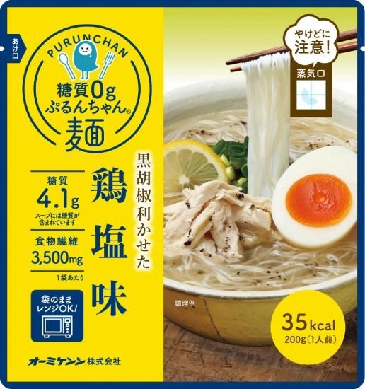 1週間お試しセット】糖質0gぷるんちゃん 麺タイプ味付きとコムタン
