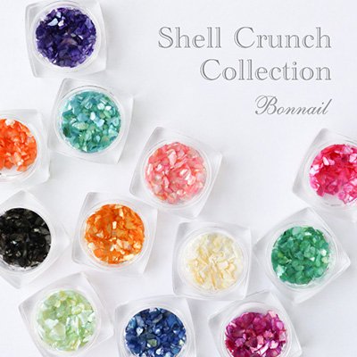 Bonnail シェルクランチコレクション【新品◎12色セット】ネイル 貝 - ネイルケア