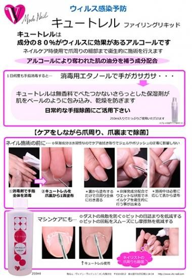 Modenail モードネイル ネイルマシン アタッチメント キュートレル ファイリングリキッド 0ml アミューズメントネイルスタジオ