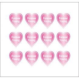 ネイルシール Parts Sha Nail パーツ 写ネイル Pa 009cp Heart A Cp ハートa チェリーピンク アミューズメントネイルスタジオ