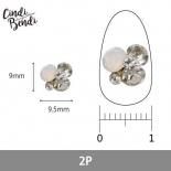 CindiBendi ǥ٥ǥ ϥ󥹥ȥ ե 9mm9.5mm 2 ۥ磻ȥѡ