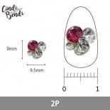 CindiBendi ǥ٥ǥ ϥ󥹥ȥ ե 9mm9.5mm 2 ԥ