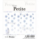ネイルシール Sha-Nail Petite 写ネイル プチ PET-024 Watercolors Melty Snow (Blue) / 水彩 メルティスノー ブルー