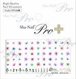 ネイルシール Sha-Nail Pro PLUS 写ネイルPro プラス RUMI-PRF02 real floret white gradation / リアルフローレット ホワイトグラデーション