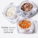 flicka nail arts フリッカ ネイル Spice flake 1g×3種 natural flake