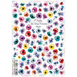 ネイルシール Sha-Nail Pro 写ネイルPro ID-001 Ink Drop Flowers -Bright- / インクドロップフラワーズ -ブライト-