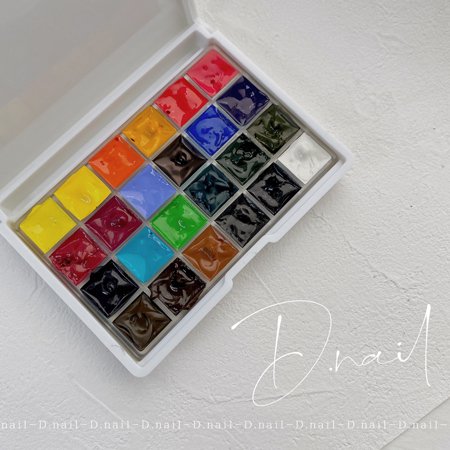 D D.nail 水彩パレット 24色 | アミューズメントネイルスタジオ