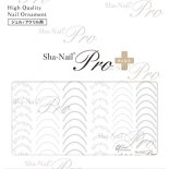 ネイルシール Sha-Nail Pro PLUS 写ネイルPro プラス RUMI-PSF04 smile font -White- / スマイルフォント -ホワイト-