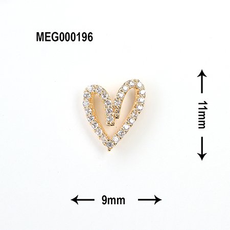 SONAIL ジュエリーパーツ 9mm×11mm 2個 MEG000196 MEGセレクト