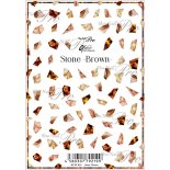 ネイルシール Sha-Nail Pro 写ネイルPro RUMI-014 Stone -Brown- / ストーン ブラウン