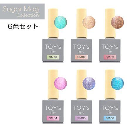 TOY's×INITY シュガーマグコレクション 6色×7ml T-SMST 6色セット 