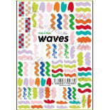 ネイルシール Sha-Nail Pro 写ネイルPro MDAWA-001 waves / ウェーブス