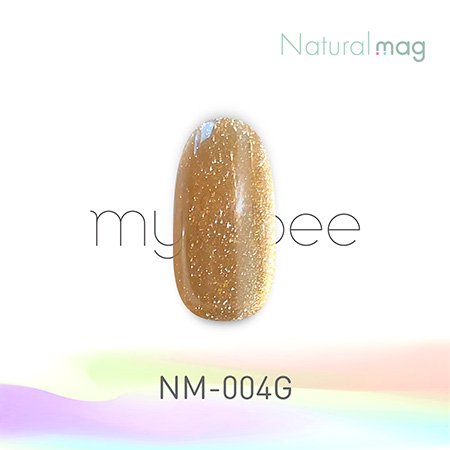 mybee マイビー カラージェル マグネットジェル 8ml Natural mag ナチュラルマグ NM-004G | アミューズメントネイルスタジオ