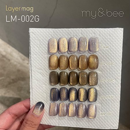 mybee マイビー カラージェル マグネットジェル 8ml×5色 LM-SA Layer