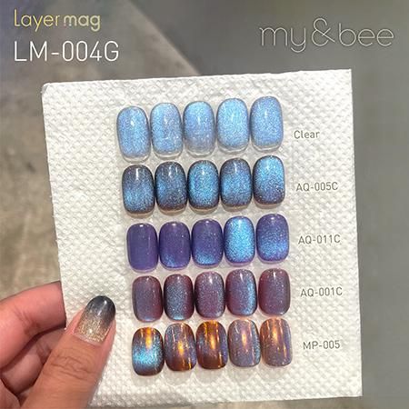 mybee マイビー カラージェル マグネットジェル 8ml×5色 LM-SA Layer 