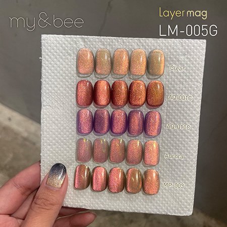 mybee マイビー カラージェル マグネットジェル 8ml×5色 LM-SA Layer