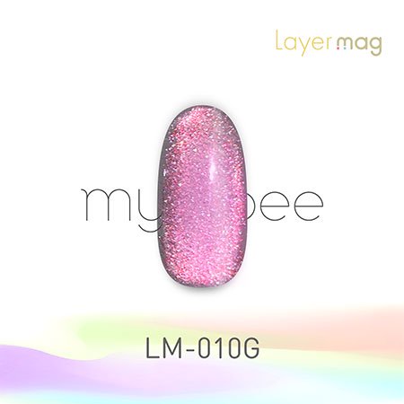 mybee マイビー カラージェル マグネットジェル 8ml Layer mag レイヤーマグ LM-010G | アミューズメントネイルスタジオ