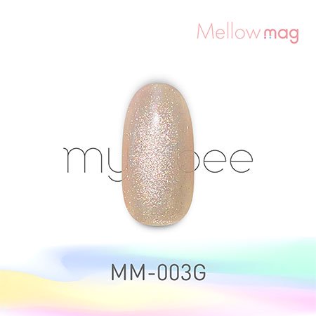 mybee マイビー カラージェル マグネットジェル 8ml Mellow mag メロウマグ MM-003G | アミューズメントネイルスタジオ