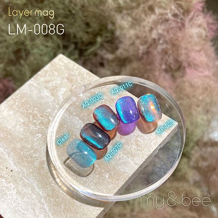 mybee マイビー カラージェル マグネットジェル 8ml×6色 LM-SB Layer