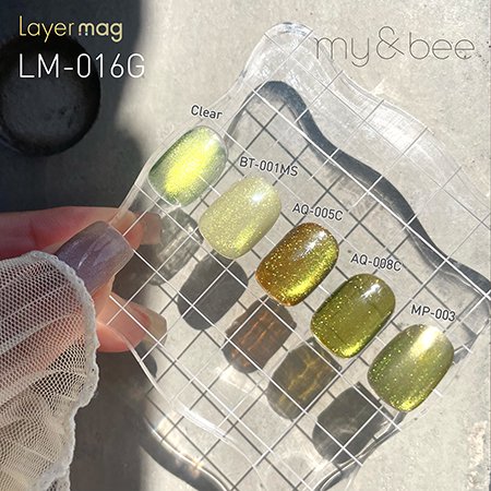 mybee マイビー カラージェル マグネットジェル 8ml×5色 LM-SC Layer mag レイヤーマグ 5色セット C(012～016) |  アミューズメントネイルスタジオ