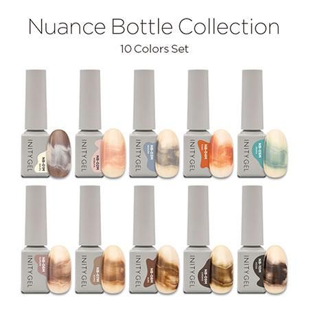 INITY アイニティ ハイエンドカラー ニュアンスボトルコレクション 5ml×10色 10色セット(NB-01M～NB-10M) |  アミューズメントネイルスタジオ