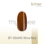 my&bee マイビー カラージェル ビターシリーズ 2.5g BT-004MS WineRed ワインレッド