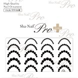 ネイルシール Sha-Nail Pro PLUS CHIHO-PFD01 【French】 pd dots -Black-