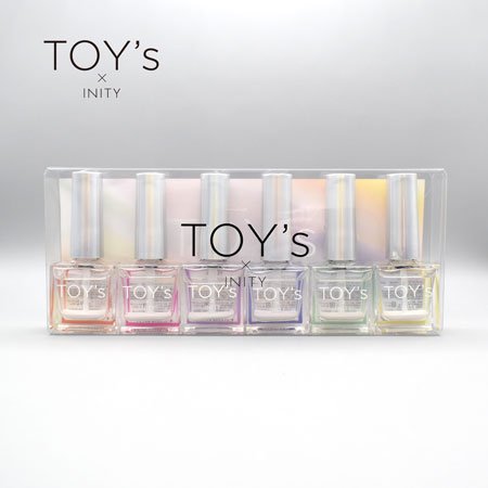 TOY's×INITY 数量限定品 7ml×6色 T-NLST ニューオーロラリキッド 6色