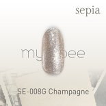 my&bee マイビー カラージェル セピアシリーズ 2.5g SE-008G Champagne シャンパーニュ