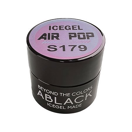 ICE GEL アイスジェル A BLACK エアーポップジェル 3g S179 - ネイル 