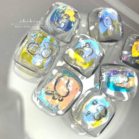 ICE GEL アイスジェル A BLACK エアーポップジェル 3g S179 - ネイル