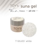 TOY's×INITY suna gel スナジェル 5g T-SGJ03 ジャリオレ ホワイト