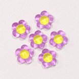 SHAREYDVA シャレドワ ネイルパーツ cutie flower キュートフラワー 6個 purple パープル