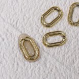 SHAREYDVA シャレドワ Pin Chain Parts 10mm×15mm 6個 Gold ゴールド