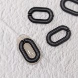 SHAREYDVA ɥ Pin Chain Parts 10mm15mm 6 MatBlack ޥåȥ֥å