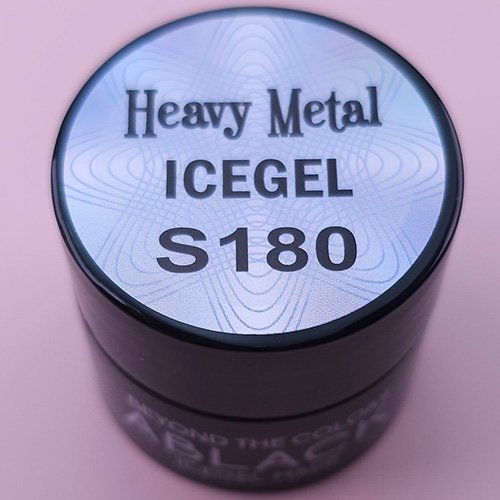ICE GEL アイスジェル A BLACK ヘビーメタルジェル 3g S180 シルバー