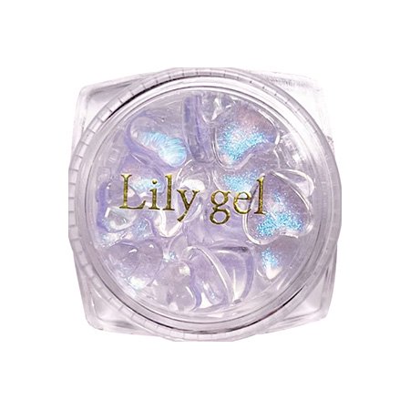 Lily gel リリージェル スパークリングハートパーツ 30P パープル