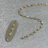 SHAREYDVA シャレドワ elegant crystal chain 2mm×100mm gold