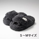 SpaLuce スパルーチェ フットケアスリッパ セピアブラック S〜Mサイズ (22cm〜25cm)